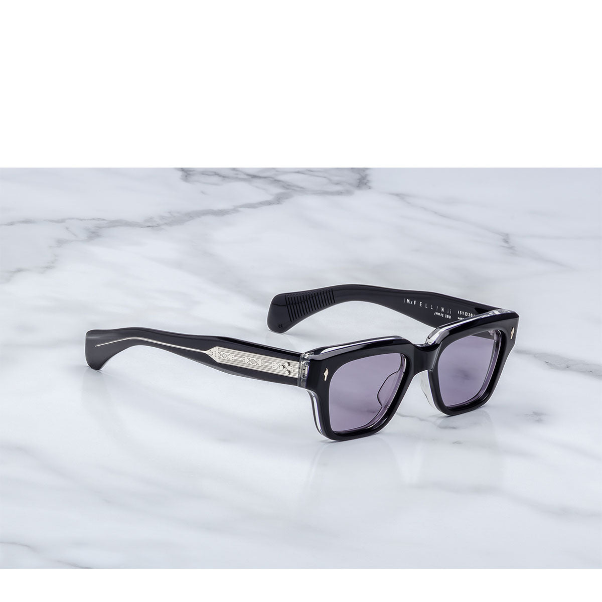 Jacque Marie Mage Occhiali da Sole Fellini Hudson Nero/Grigio Unisex 51 20 150