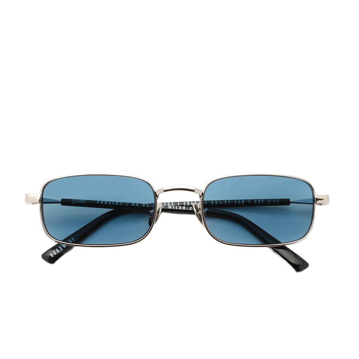 Gast Occhiali da Sole Edara Silver EDA04 Argento e Nero/Blue Unisex