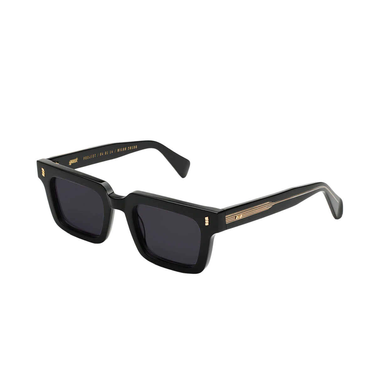 Gast Occhiali da Sole (NOT) Common Black Gold NC07 Nero/Grigio Unisex