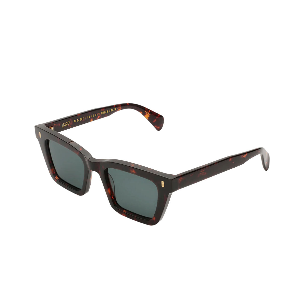 Gast Occhiali da Sole Zyron Classic Havana ZYR02 Marrone/Verde Unisex