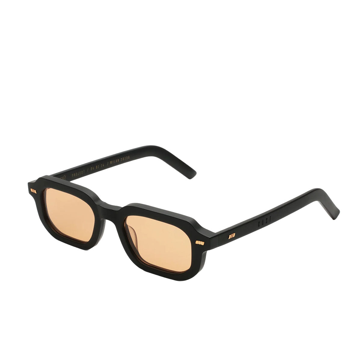 Gast Occhiali da Sole Pai Sandstone PA04 Nero/Arancione Unisex