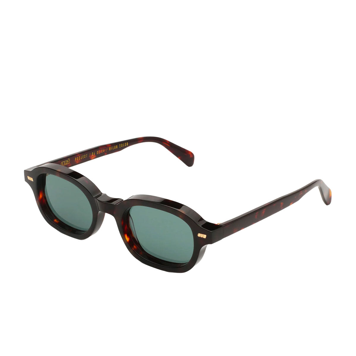 Gast Occhiali da Sole Myriad Classic Havana MYR02 Marrone/Verde Unisex