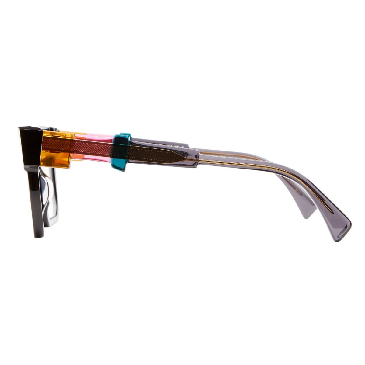 Kuboraum Occhiali da Vista I06 BS Nero/Trasparente Unisex