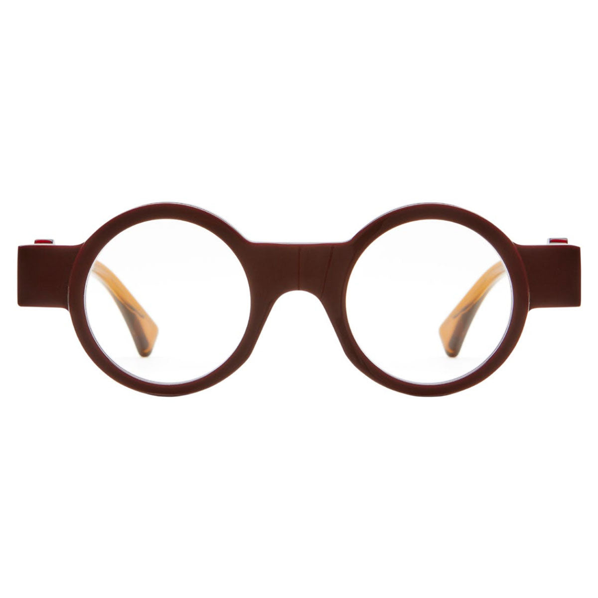 Kuboraum Occhiali da Vista I02 DR Bordeaux/Trasparente Unisex