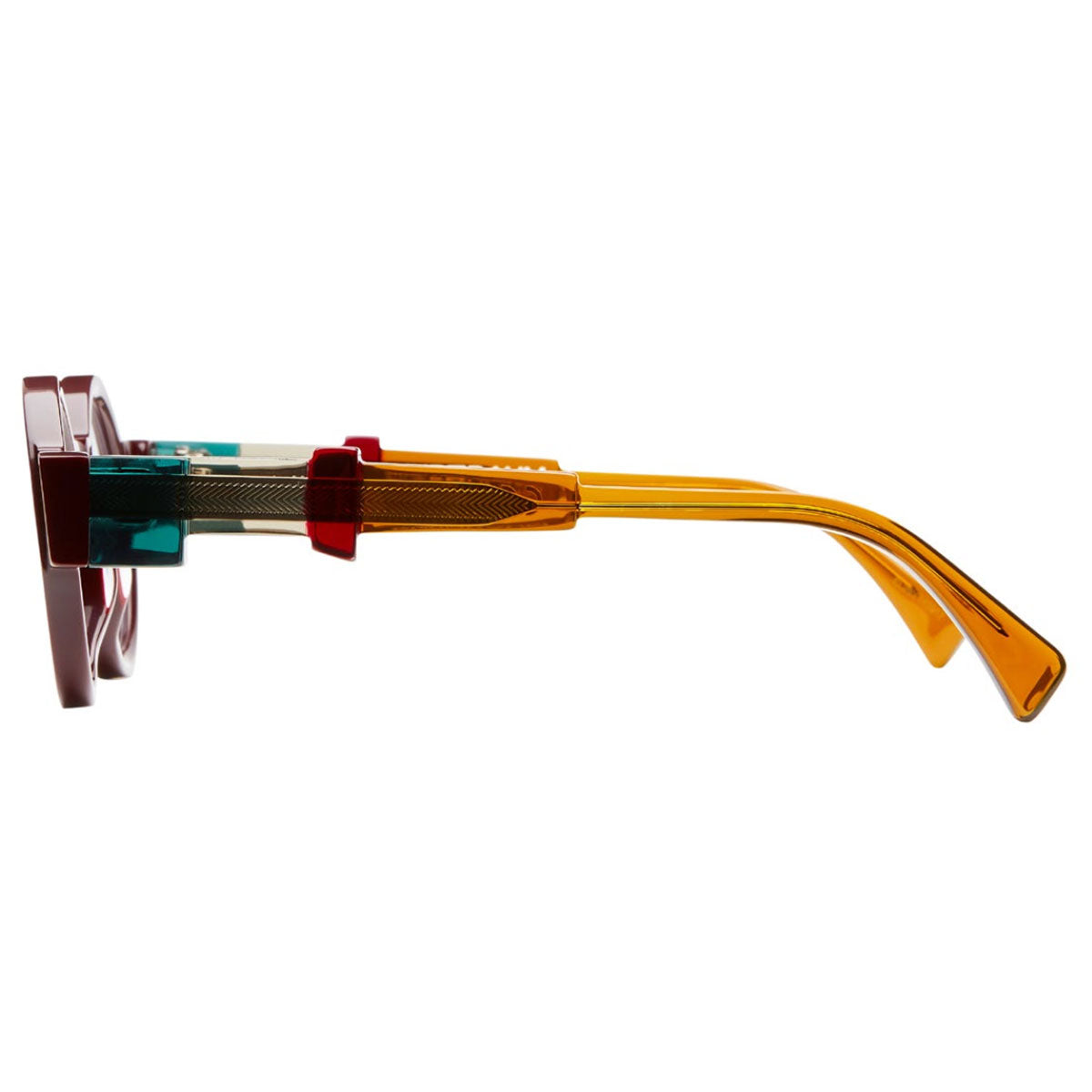 Kuboraum Occhiali da Vista I02 DR Bordeaux/Trasparente Unisex