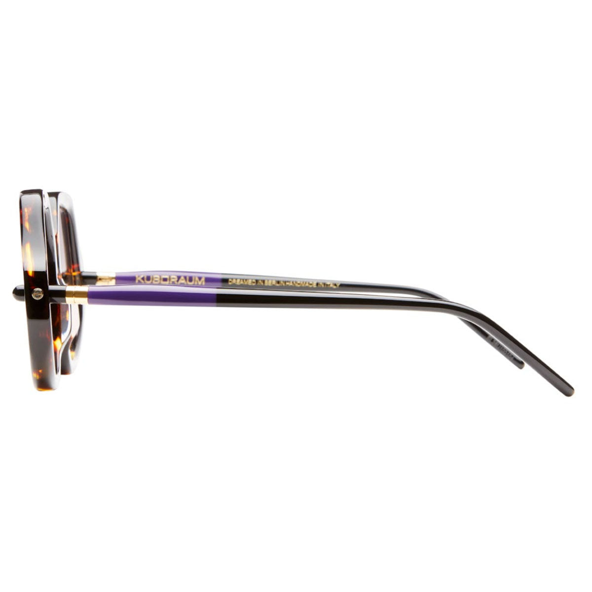 Kuboraum Occhiali da Sole P20 TOR Marrone/Viola Unisex