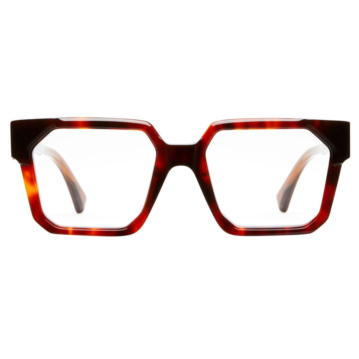 Kuboraum Occhiali da Vista I06 HAG Rosso/Trasparente Unisex
