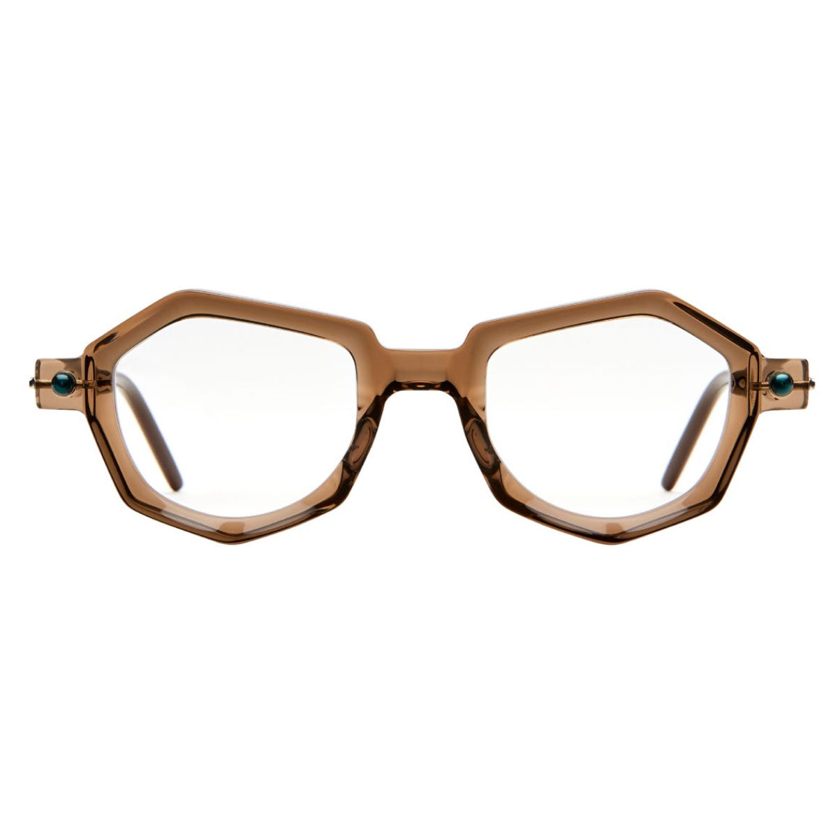 Kuboraum Occhiali da Vista P27 DT Marrone/Trasparente Unisex