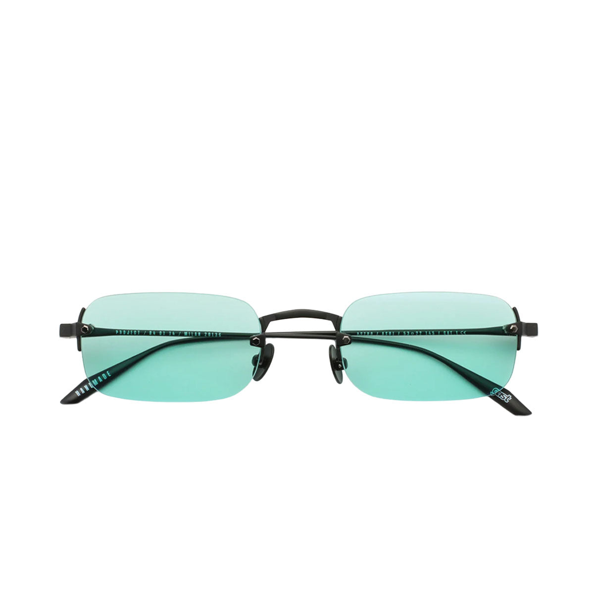 Gast Occhiali da Sole Astro Black AS01 Nero/Verde Unisex