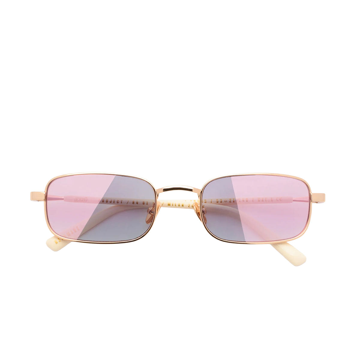 Gast Occhiali da Sole Edara Eggshell EDA03 Oro/Rosa Unisex