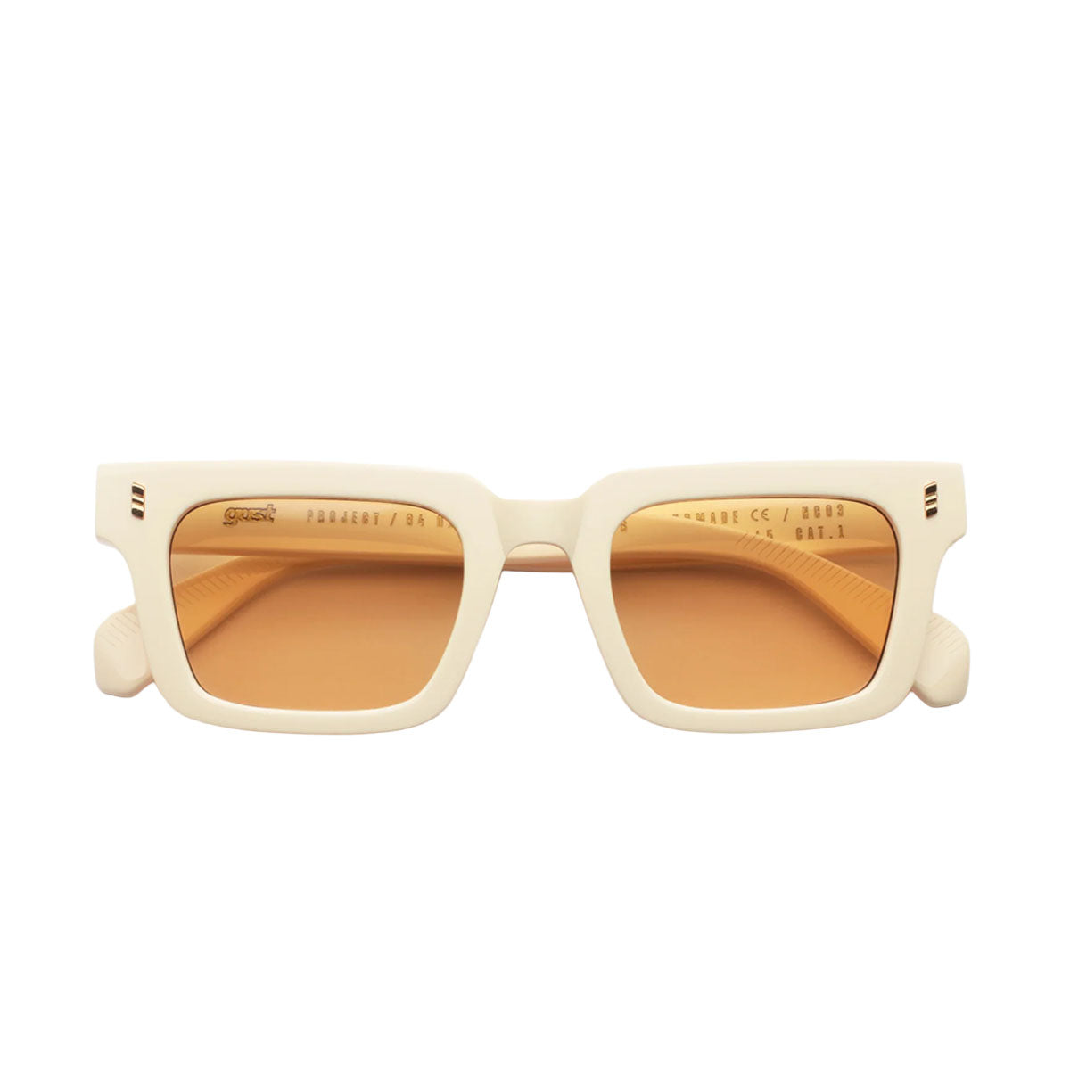 Gast Occhiali da Sole (NOT) Common Eggshell NC03 Bianco/Arancione Unisex