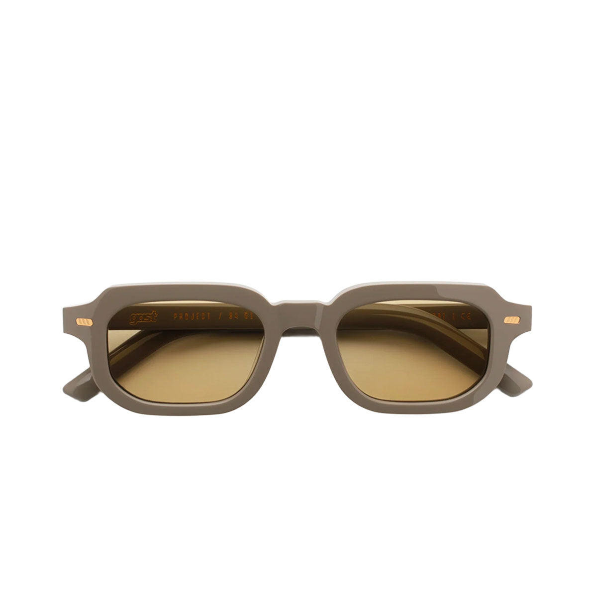 Gast Occhiali da Sole Pai Fango Olive PA010 Grigio/Beige Unisex