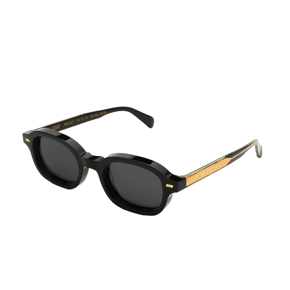 Gast Occhiali da Sole Myriad Black MYR01 Nero/Grigio Unisex
