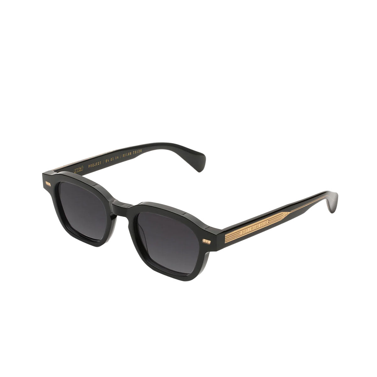 Gast Occhiali da Sole Aria Black ARI01 Nero/Grigio Unisex