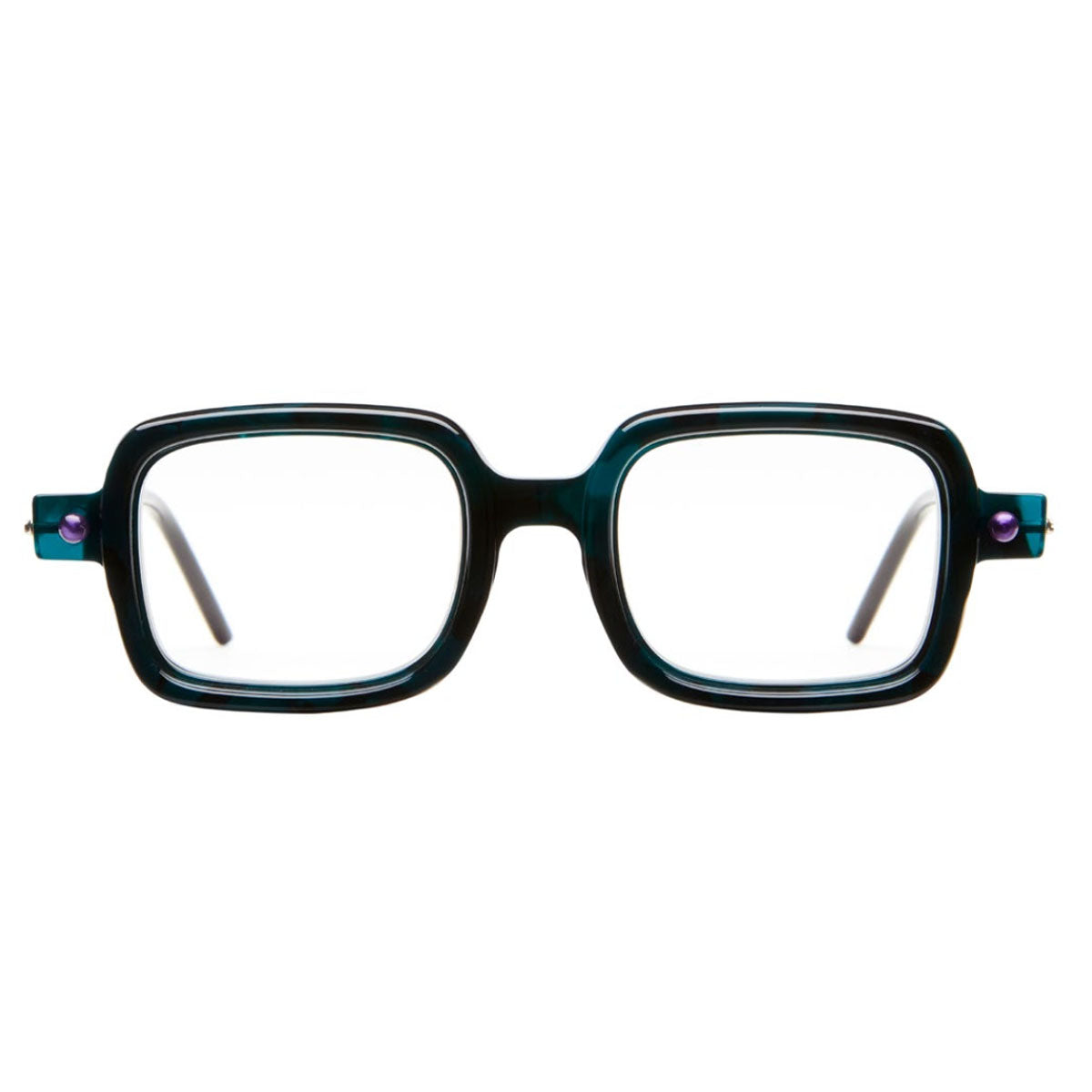 Kuboraum Occhiali da Vista P2 MGE Verde/Trasparente Unisex