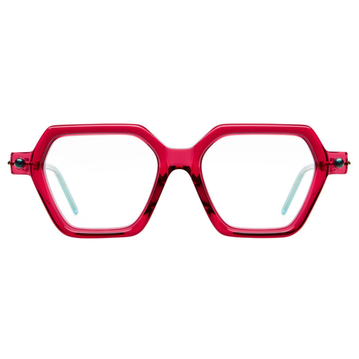 Kuboraum Occhiali da Vista P36 MA Rosso/Trasparente Unisex