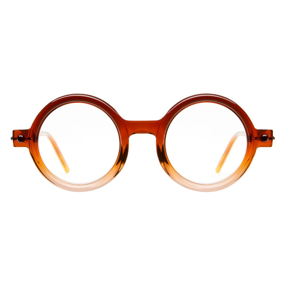 Kuboraum Occhiali da Vista P1 GB Marrone/Trasparente Unisex