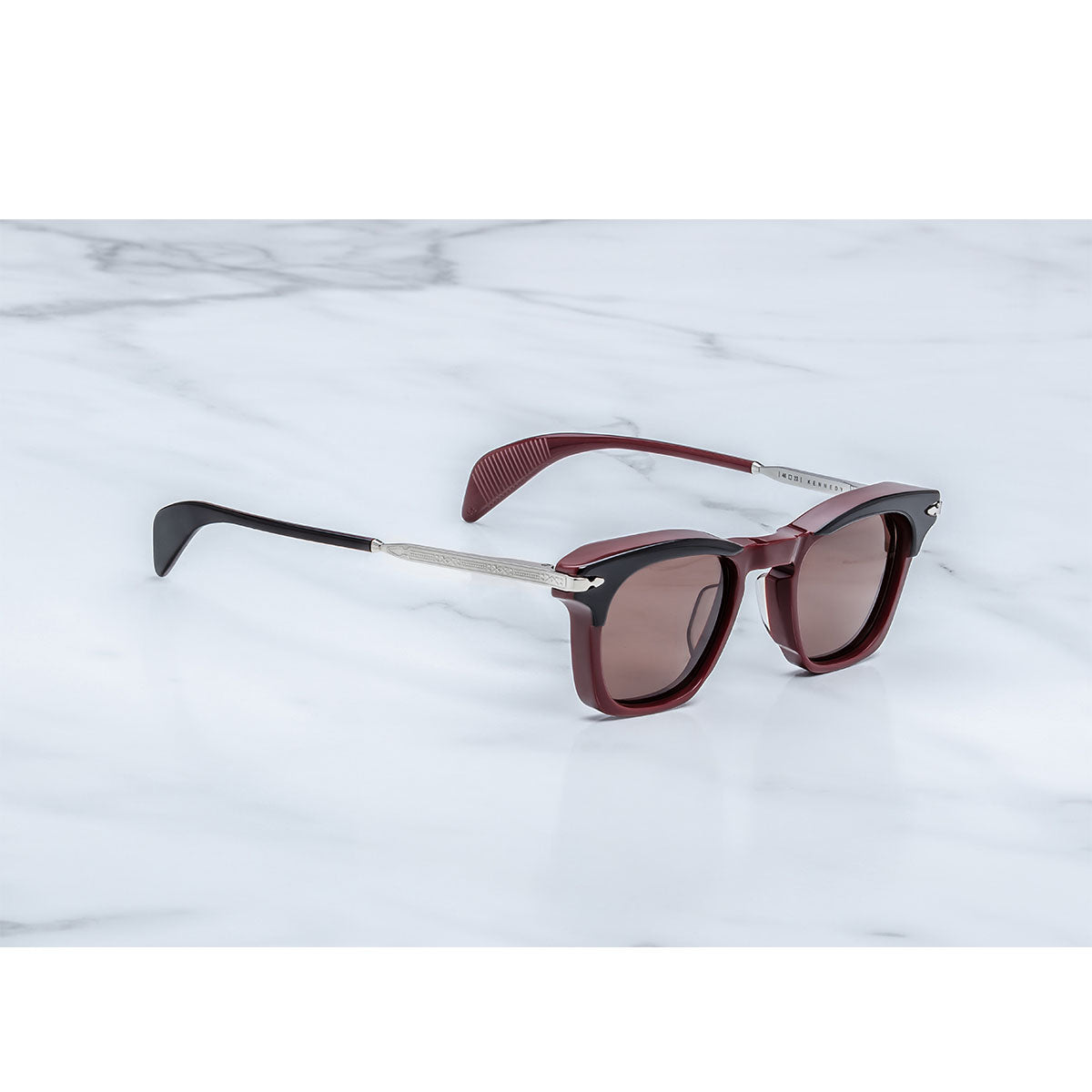Jacque Marie Mage Occhiali da Sole Kennedy Bordeaux Empire Bordeaux/Marrone Unisex 46 23 137