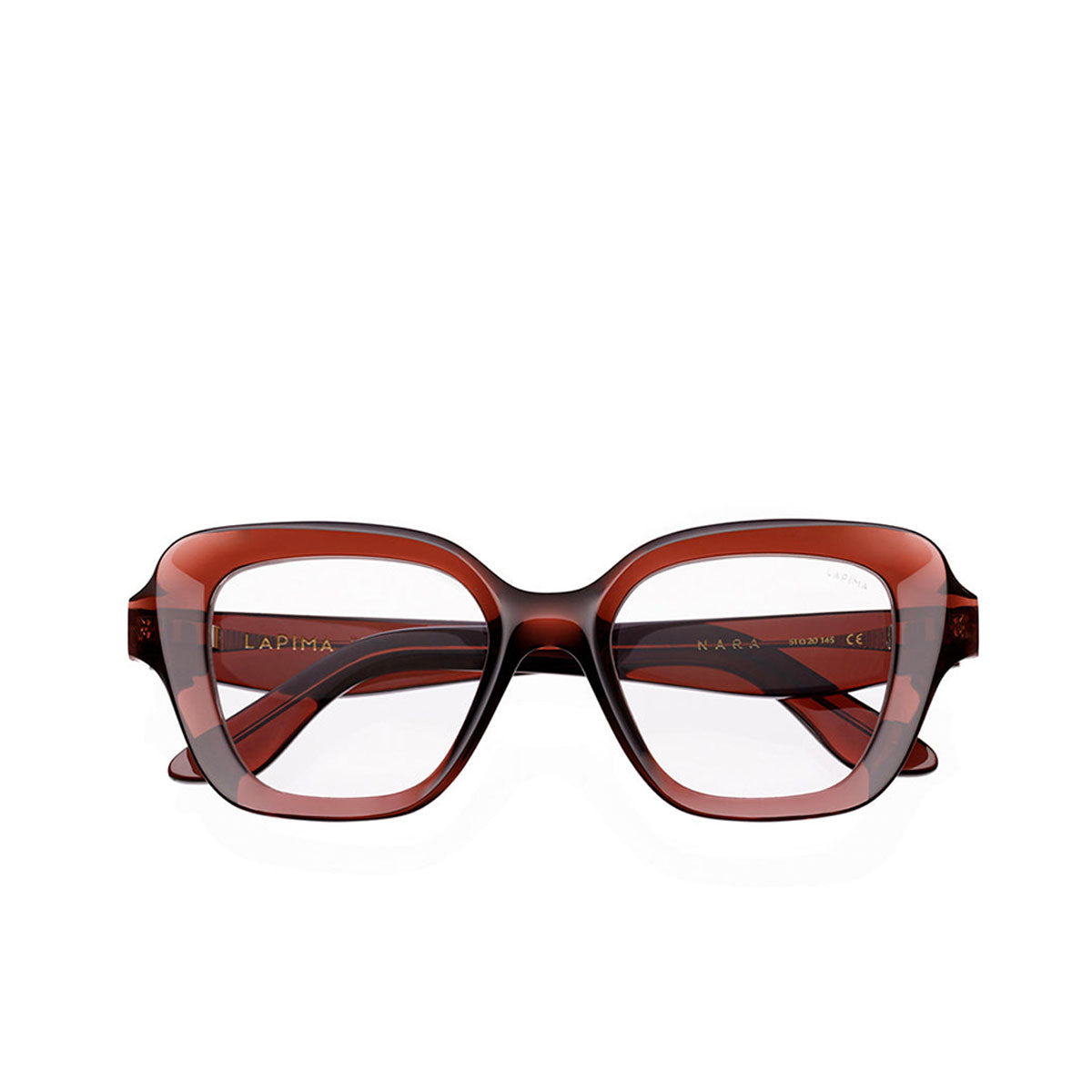 Lapima Occhiali da Vista Nara Rubi Rosso/Trasparente Unisex 51 20 145