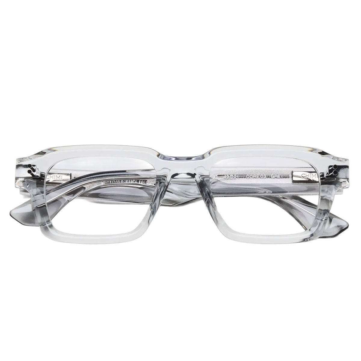 Chimi Occhiali da Vista Core 03 Grey Grigio/Trasparente Unisex 49 21 143