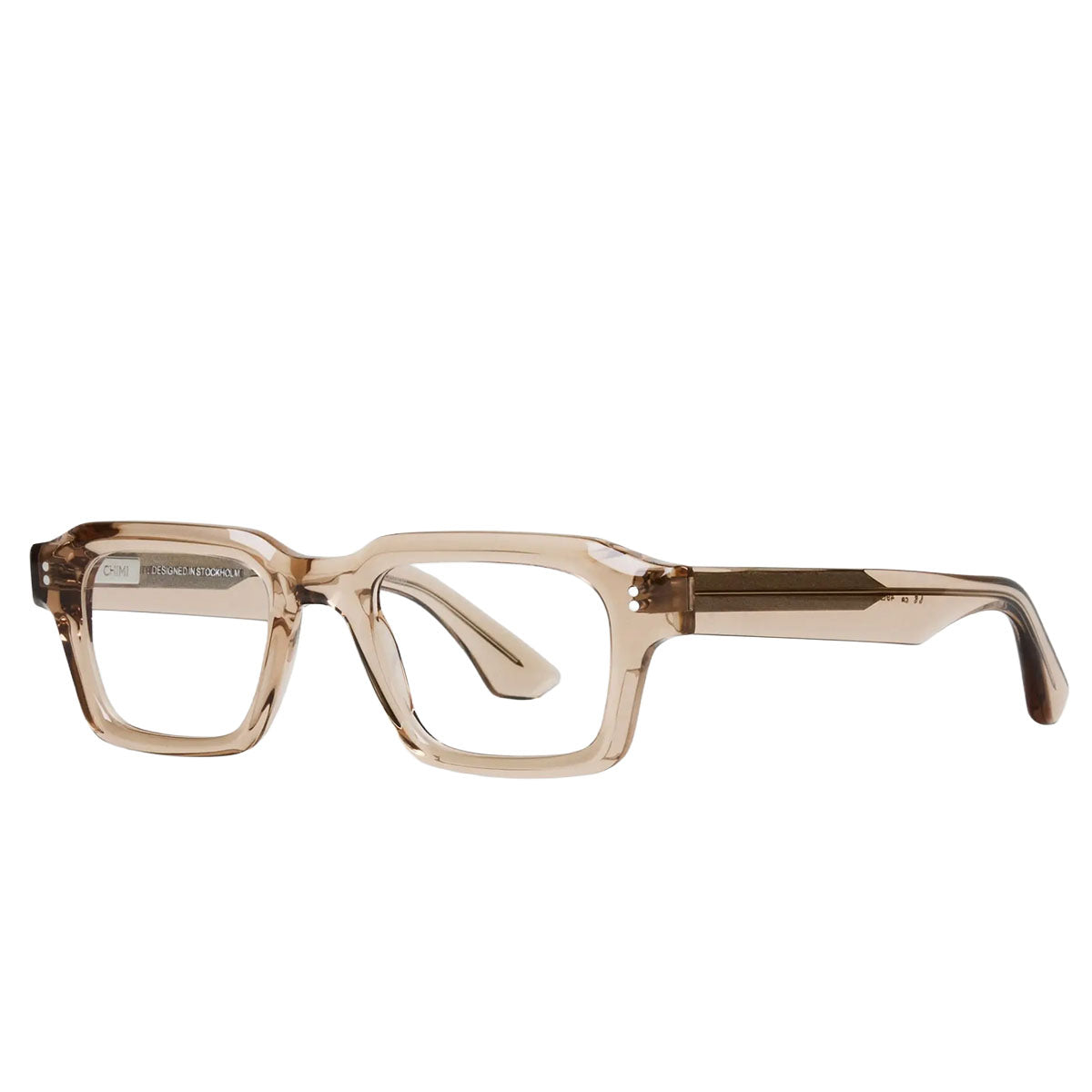 Chimi Occhiali da Vista Core 03 Light Brown Marrone/Trasparente Unisex 49 21 143