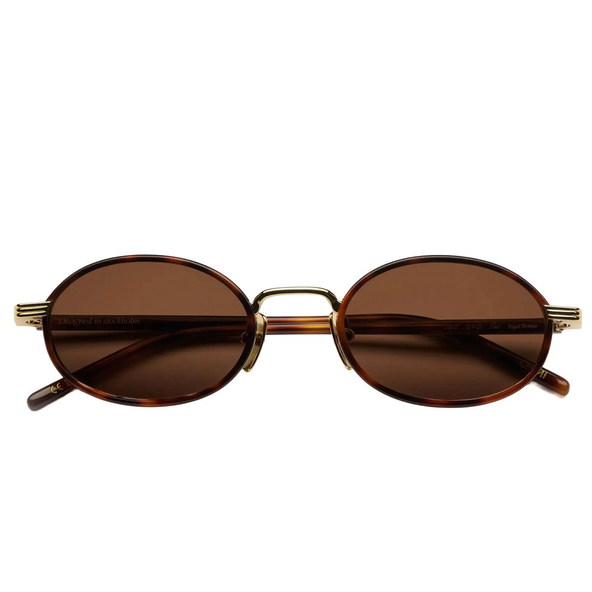 Chimi Occhiali da Sole Lea Royal Tortoise Havana e Oro/Marrone Unisex