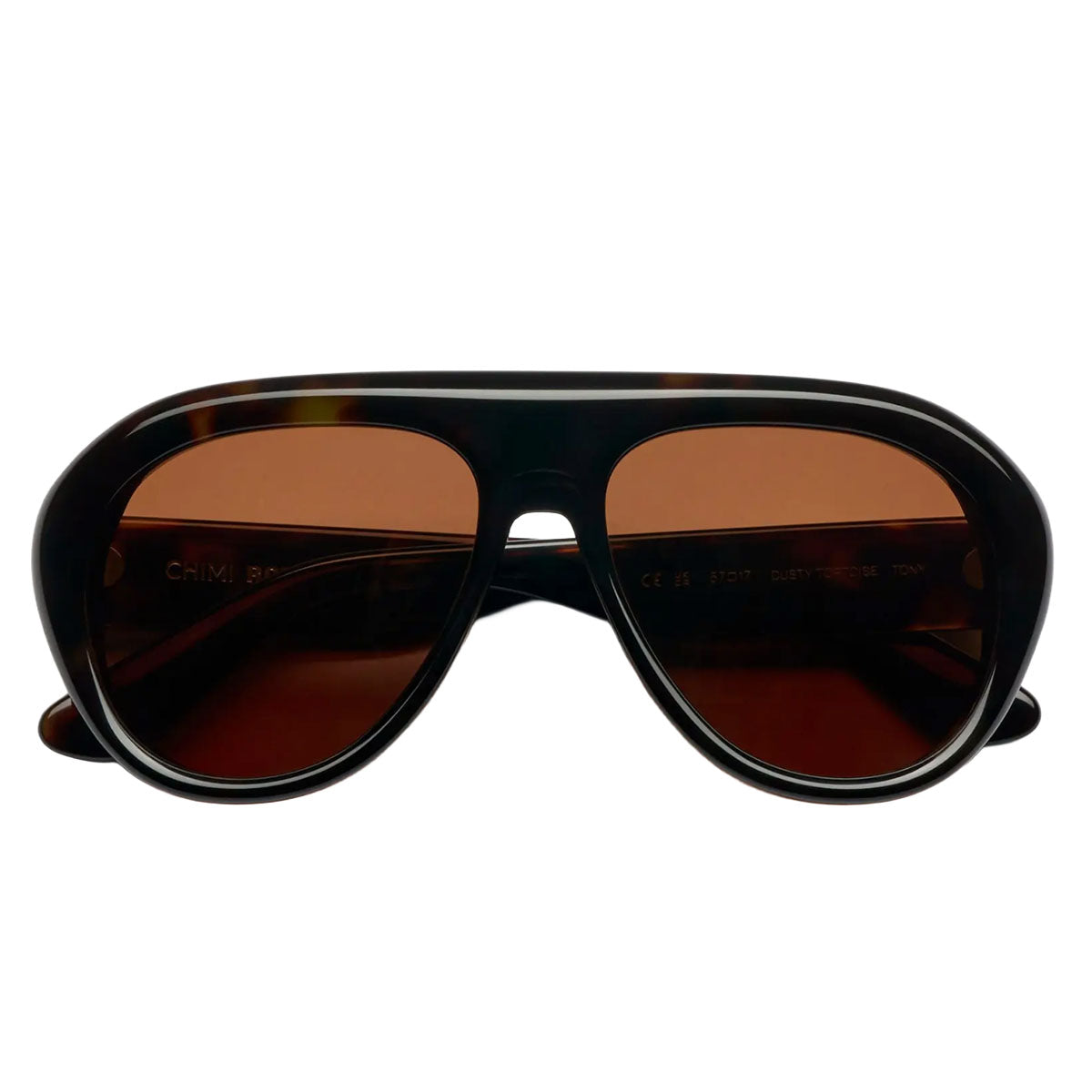 Chimi Occhiali da Sole Rotate Tony Dusty Tortoise Havana/Marrone Unisex 57 17 145