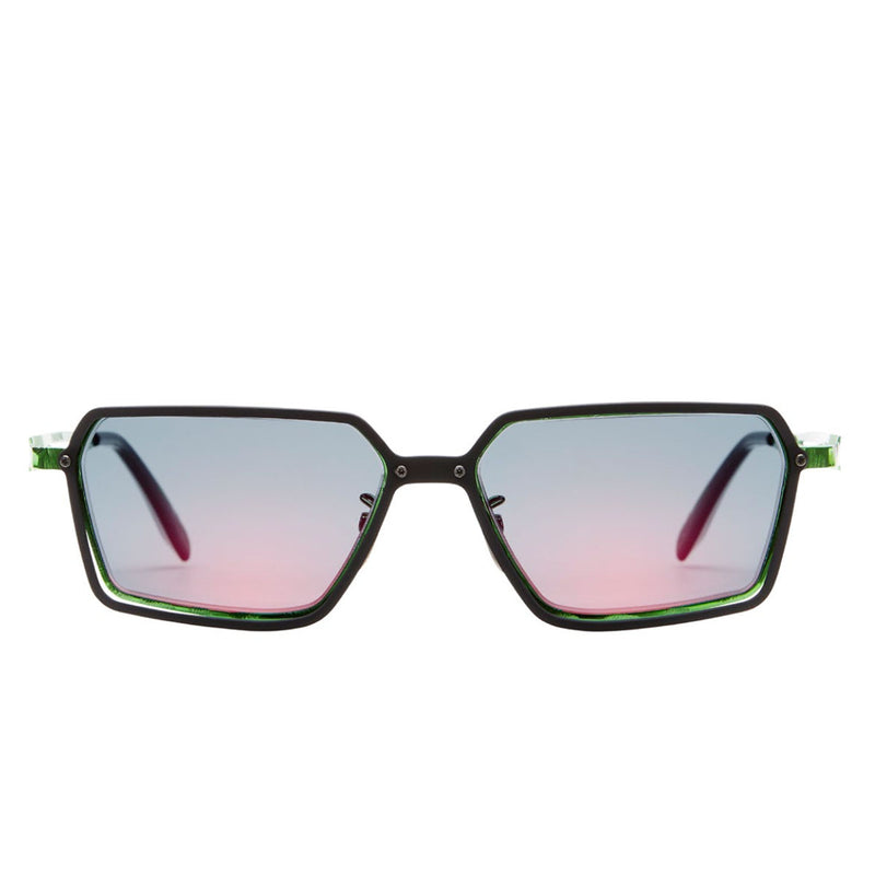 Kuboraum Occhiali da Sole H15 HB Verde/Blu Unisex 58 26 140