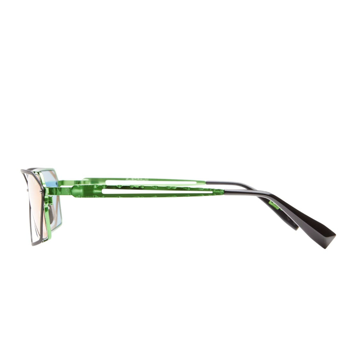 Kuboraum Occhiali da Sole H15 HB Verde/Blu Unisex 58 26 140