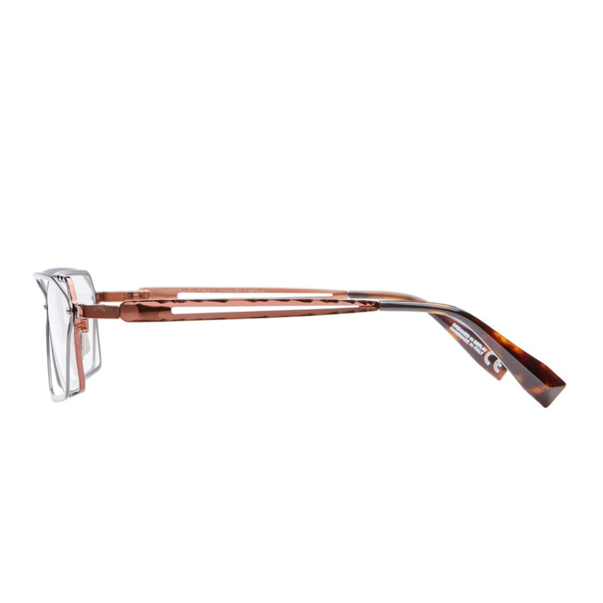 Kuboraum Occhiali da Vista H15 BZ Nero Bronzo/trasparente Unisex 58 26 140