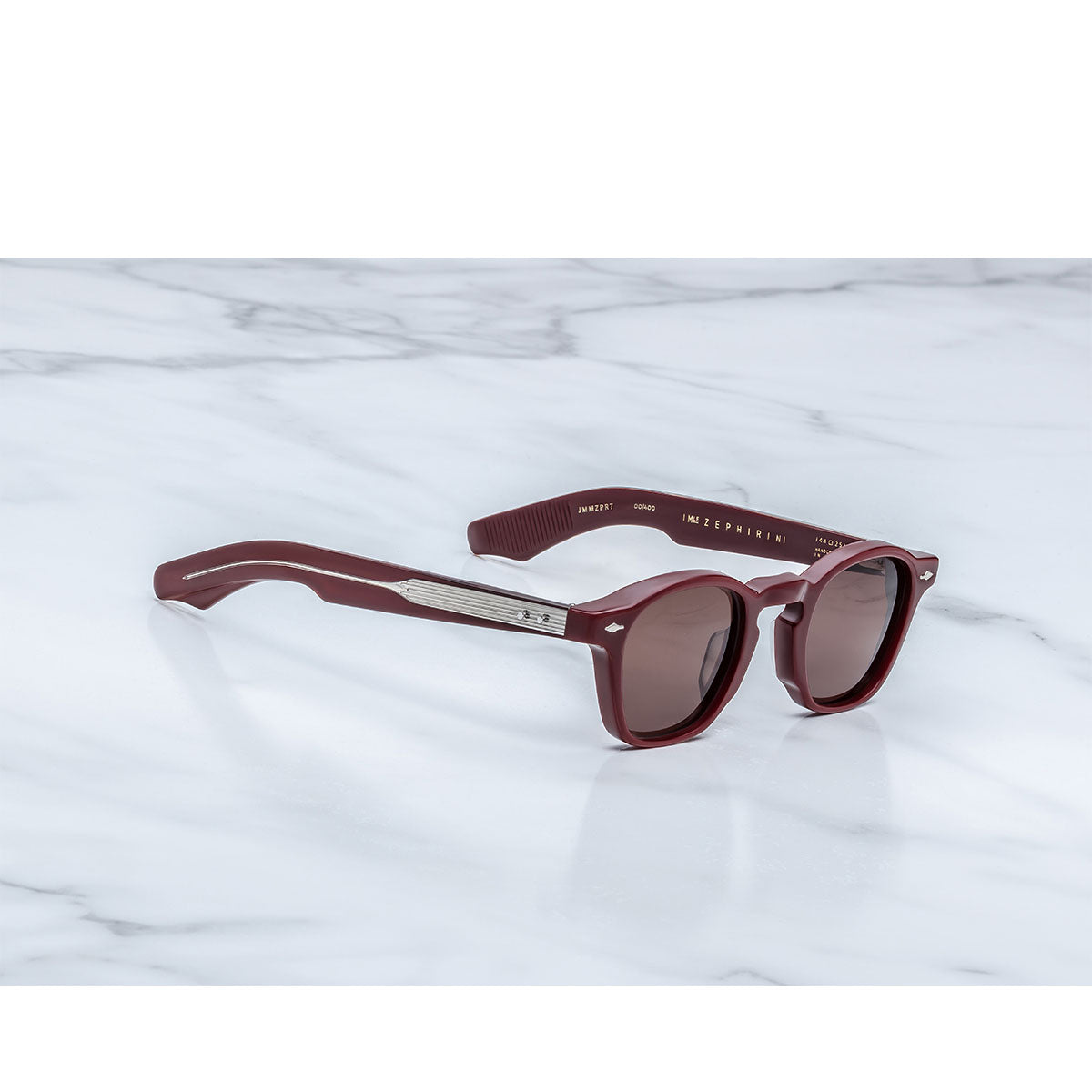 Jacque Marie Mage Occhiali da Sole Zephirin Bordeaux Empire Bordeaux/Marrone Unisex 44 22 142