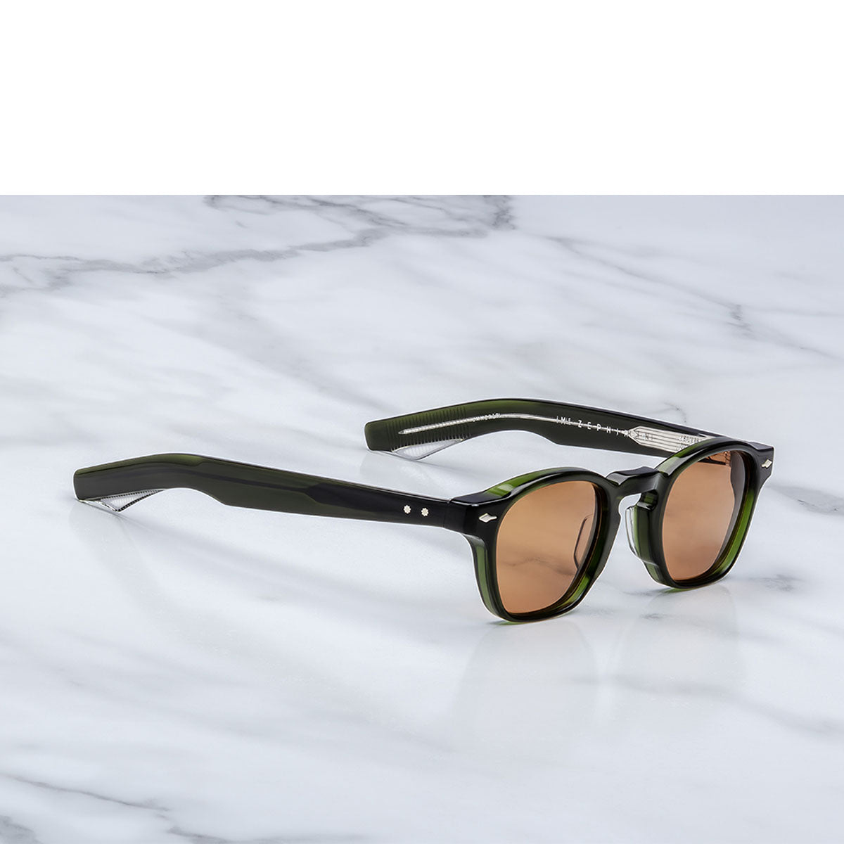 Jacque Marie Mage Occhiali da Sole Zephirin Borneo Verde/Arancione Unisex