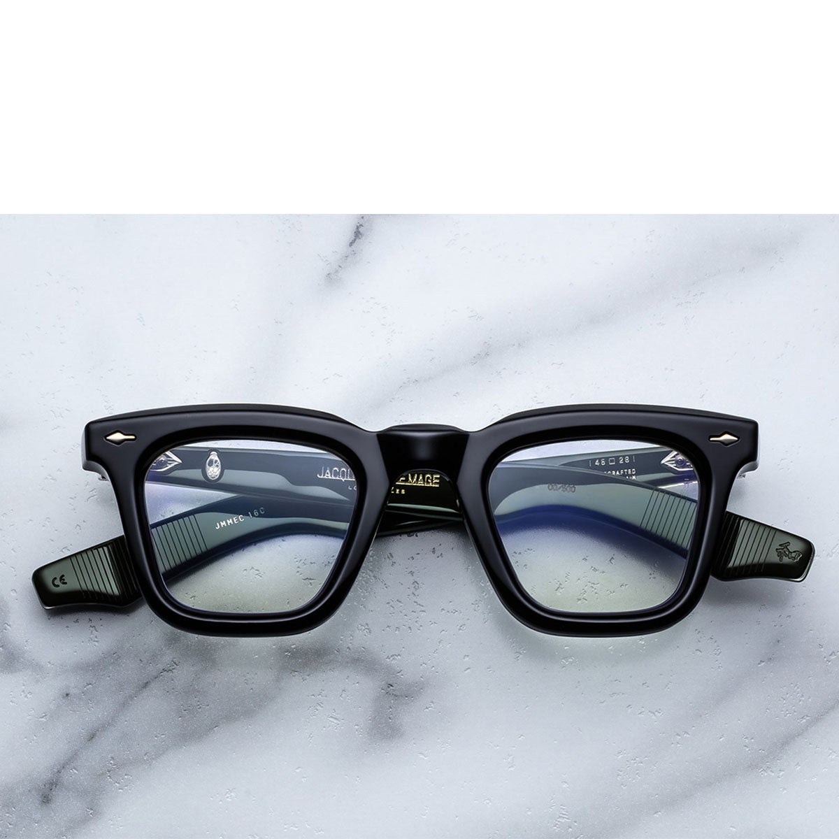 Jacque Marie Mage Occhiali da Vista Leclair Cobra Nero/Trasparente Unisex