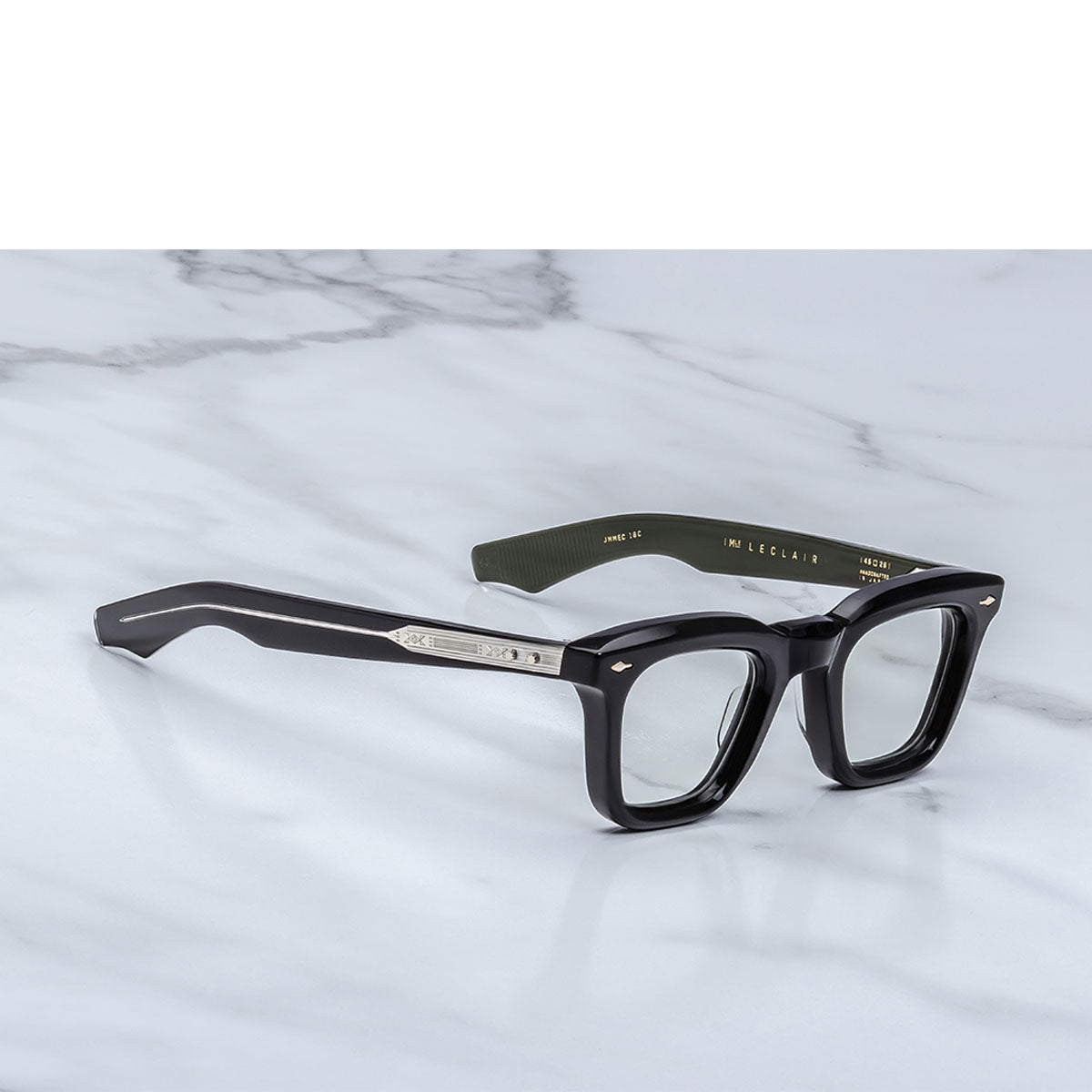 Jacque Marie Mage Occhiali da Vista Leclair Cobra Nero/Trasparente Unisex