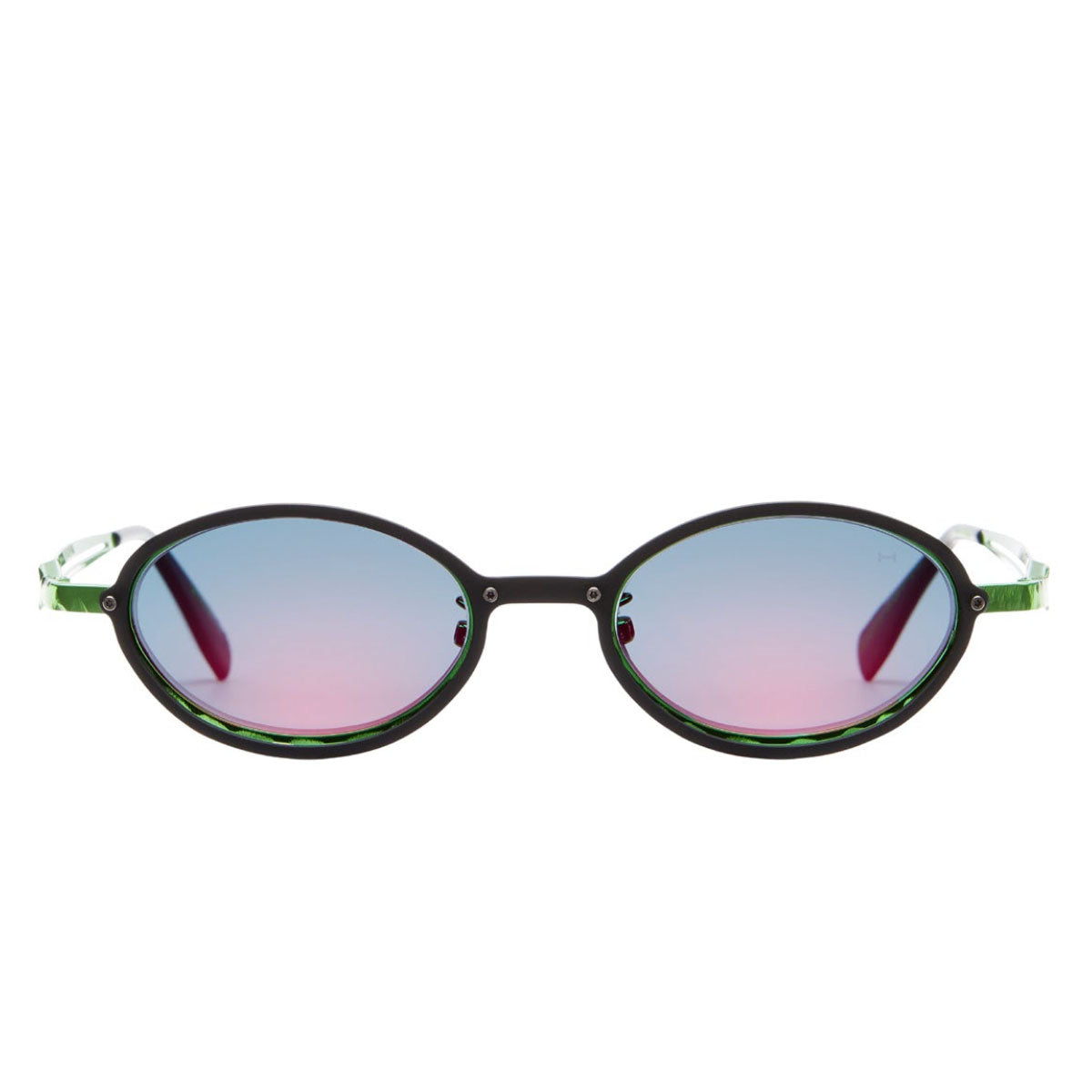 Kuboraum Occhiali da Sole H18 HB Verde/Blu Unisex 49 19 140