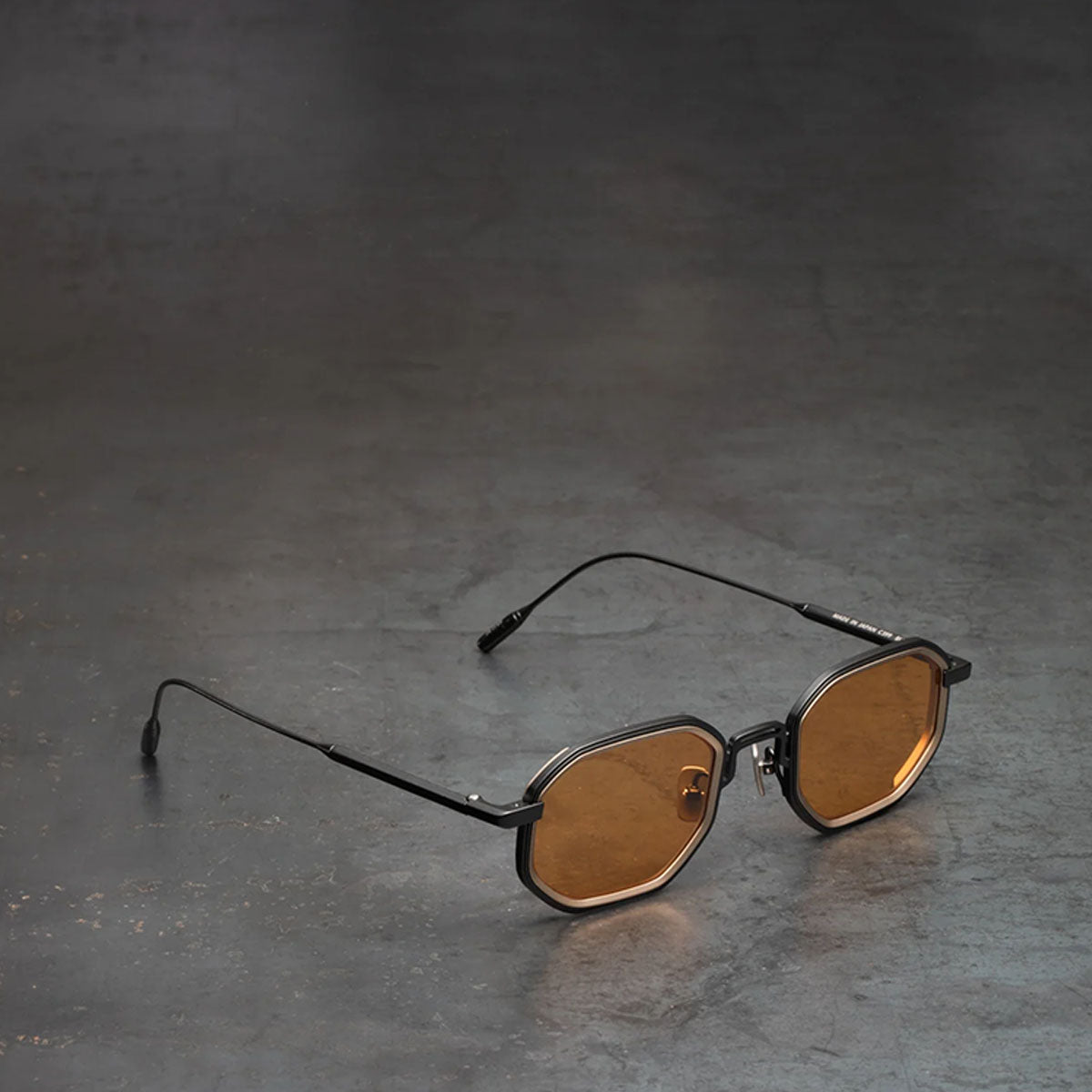 Capote Occhiali da Sole C399 BLK-ORANGE Nero/Arancione Unisex 49 24 145