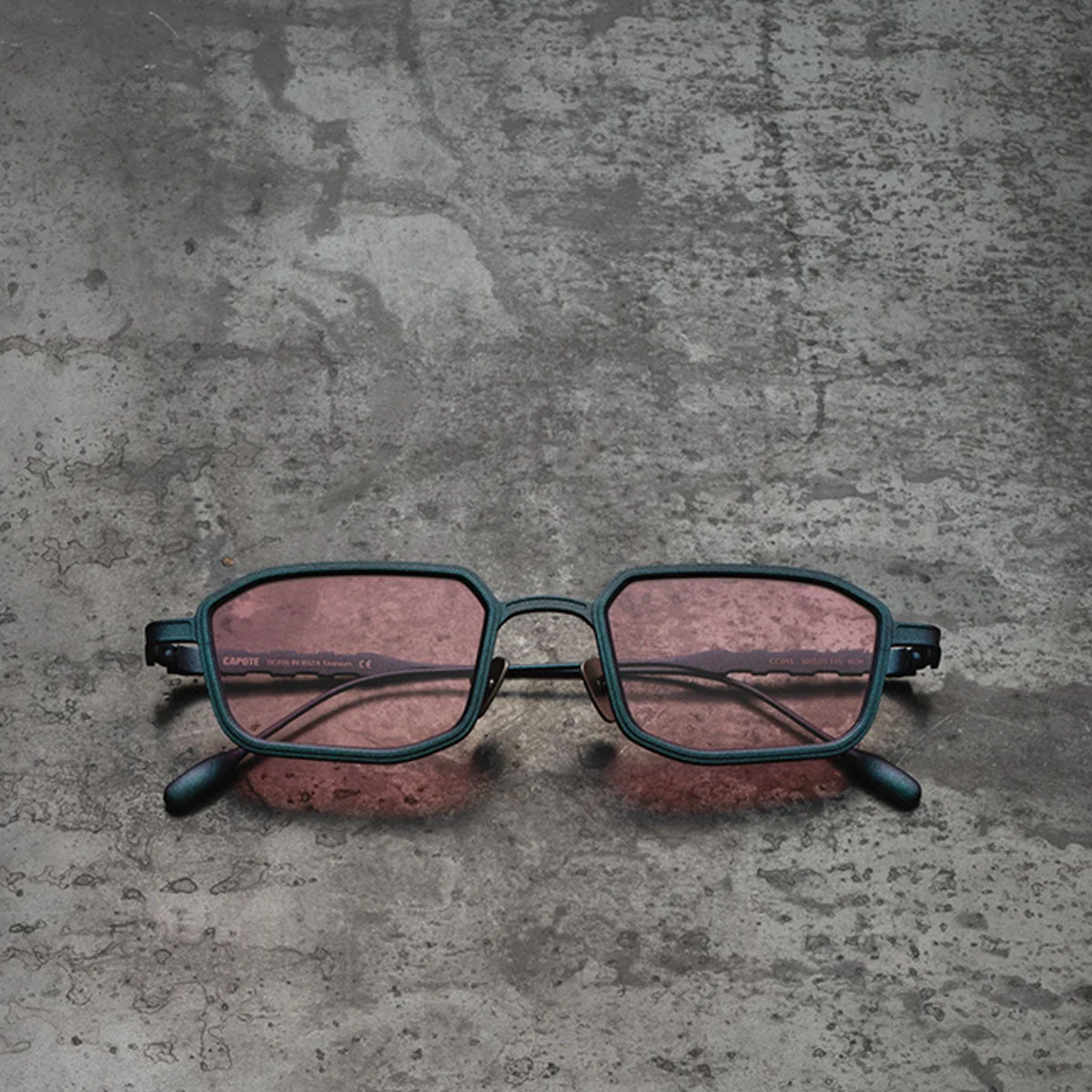 Capote Occhiali da Sole CC015 BCH Verde/Rosa Unisex 50 20 145
