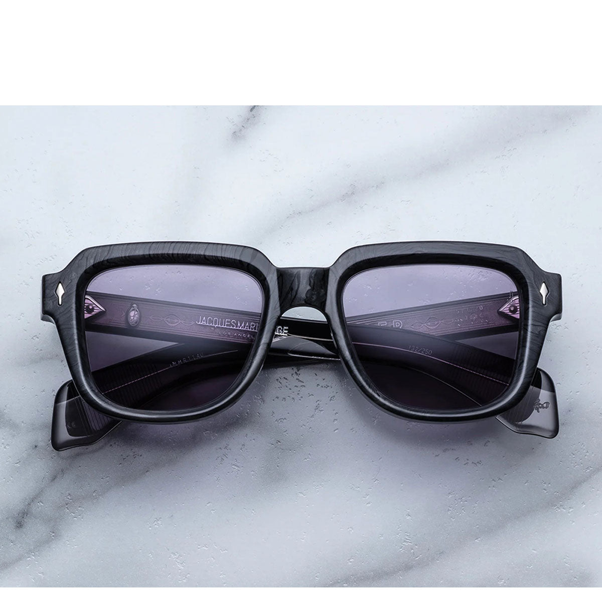 Jacques Marie Mage Occhiali da Sole Taos Ebony Grigio/Viola Unisex