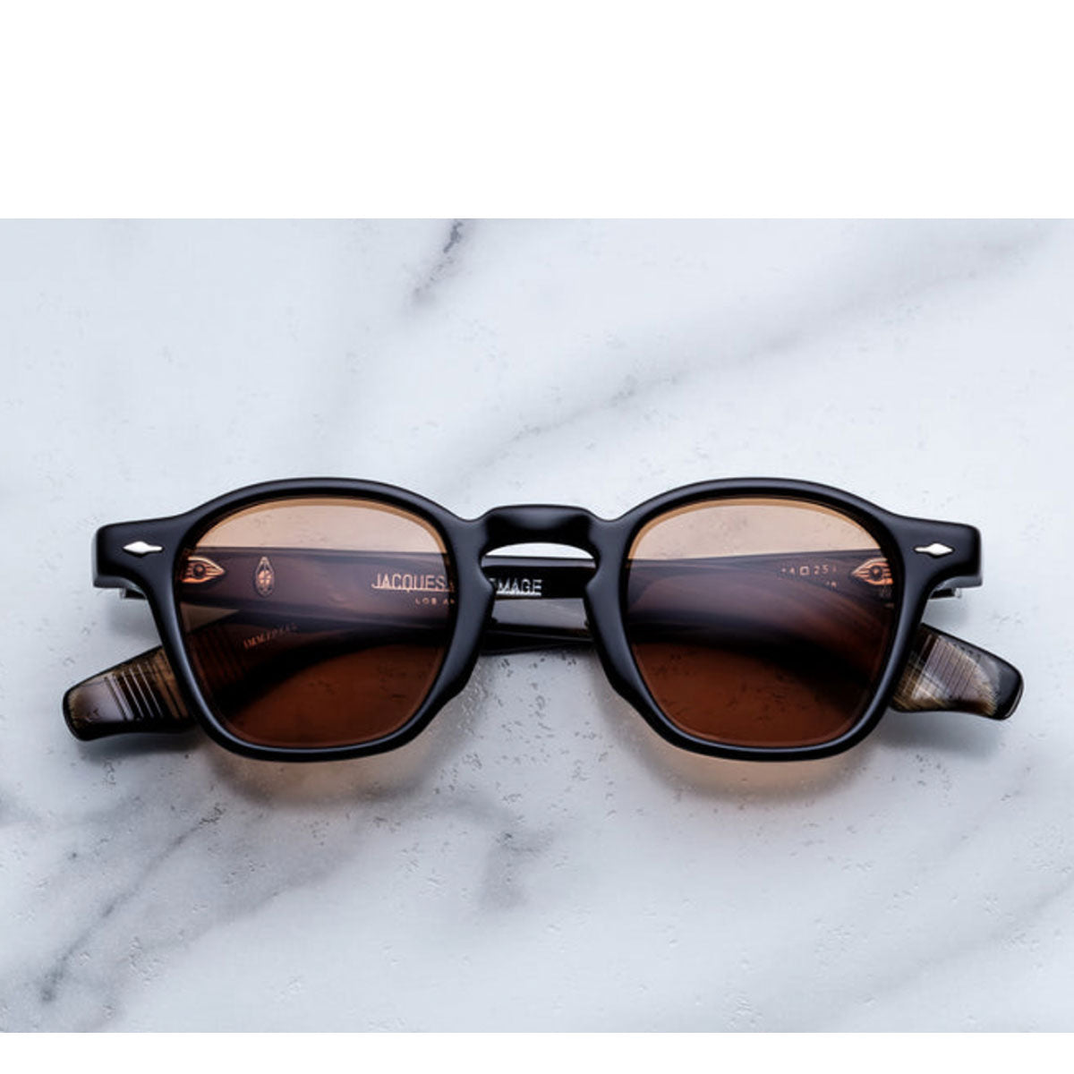 Jacques Marie Mage Occhiali da Sole Zephirin Brun Nero/Marrone Unisex