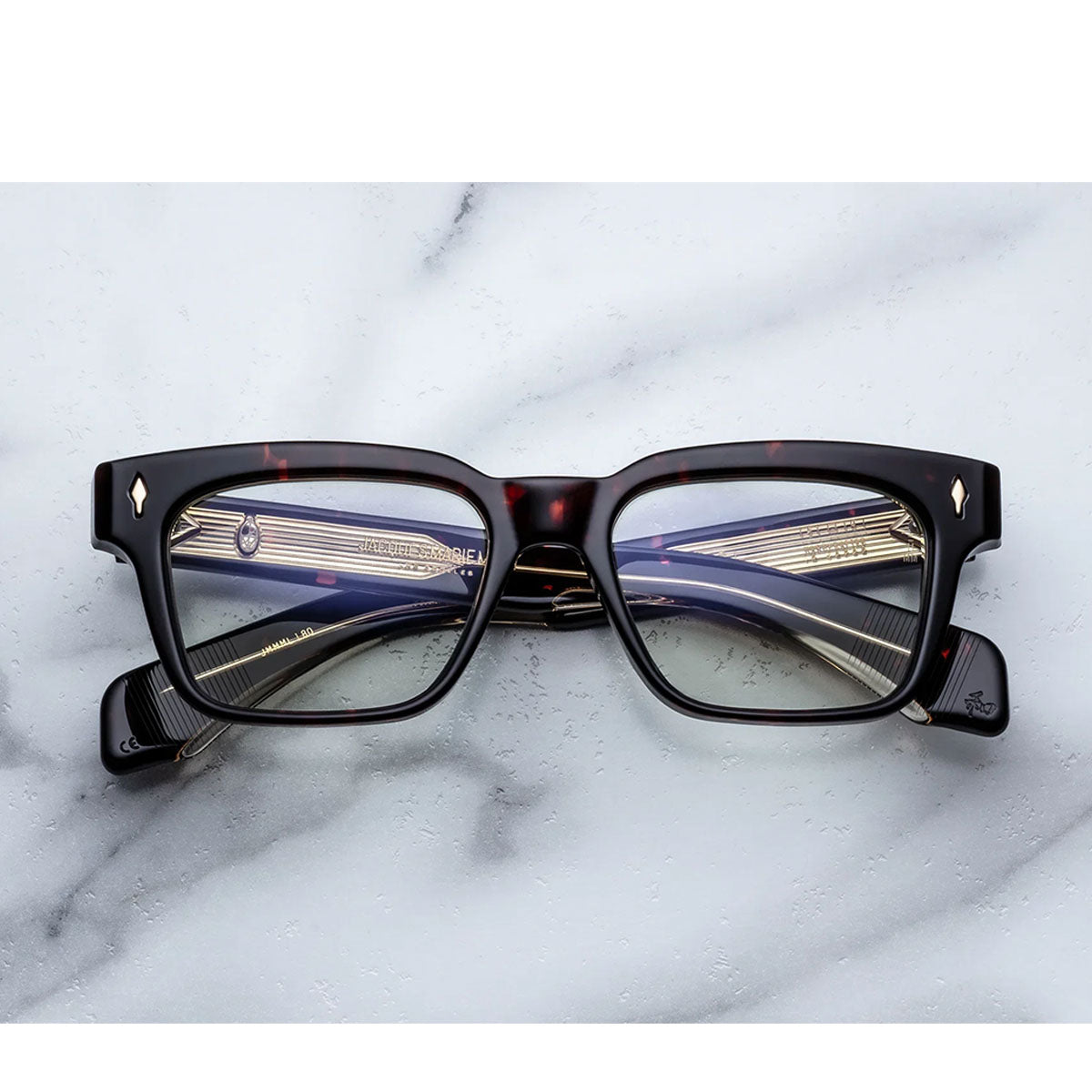 Jacques Marie Mage Occhiali da Vista Molino Etna Trasparente/Marrone Unisex