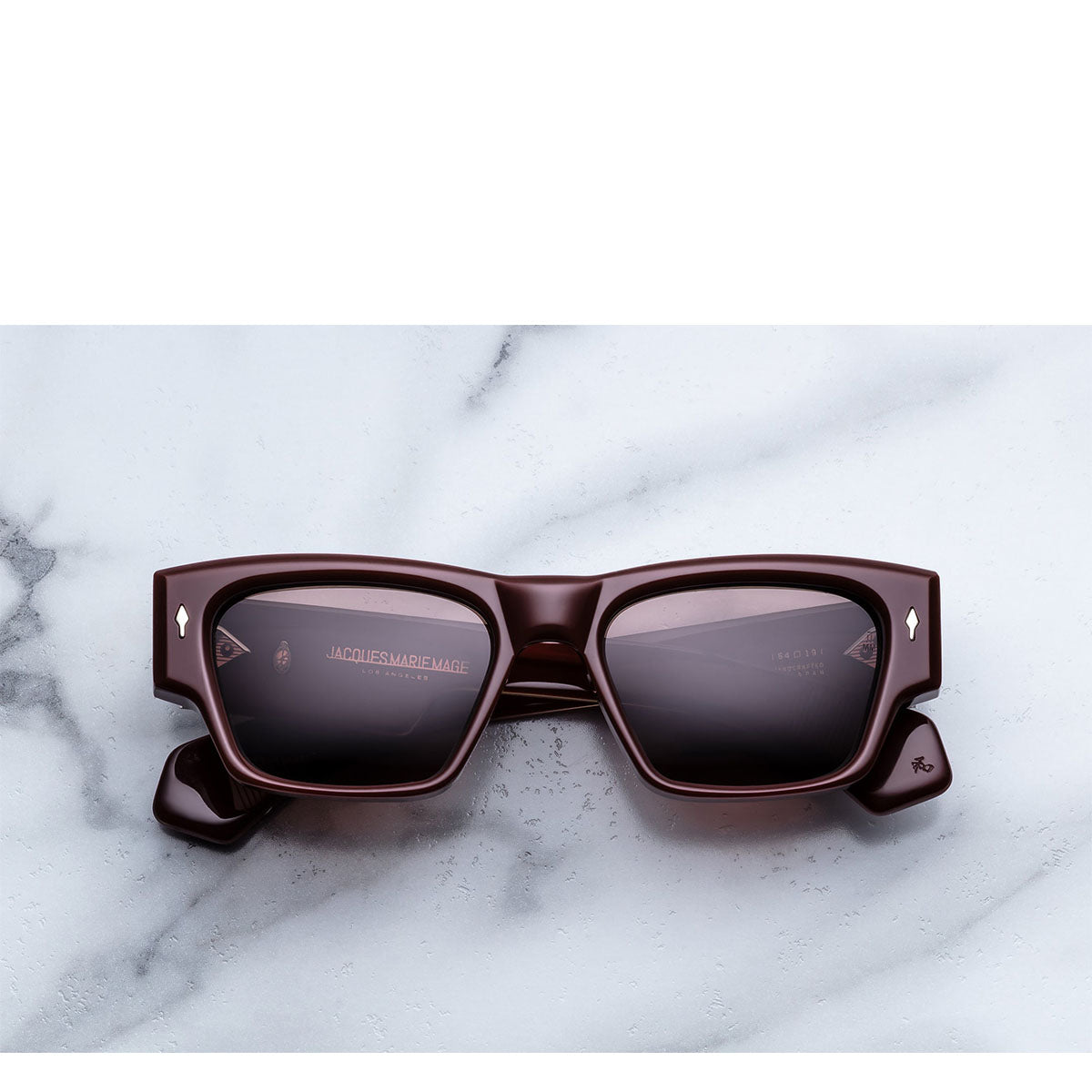 Jacque Marie Mage Occhiali da Sole Zimmerman Bordeaux Empire Rosso/Marrone Unisex 54 19 146