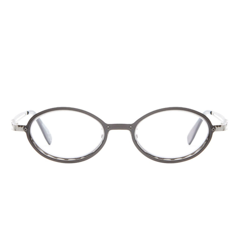 Kuboraum Occhiali da Vista H18 SI Argento/Trasparente Unisex 49 19 140