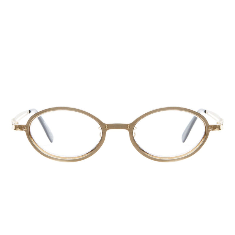 Kuboraum Occhiali da Vista H18 GD Oro/Trasparente Unisex 49 19 140