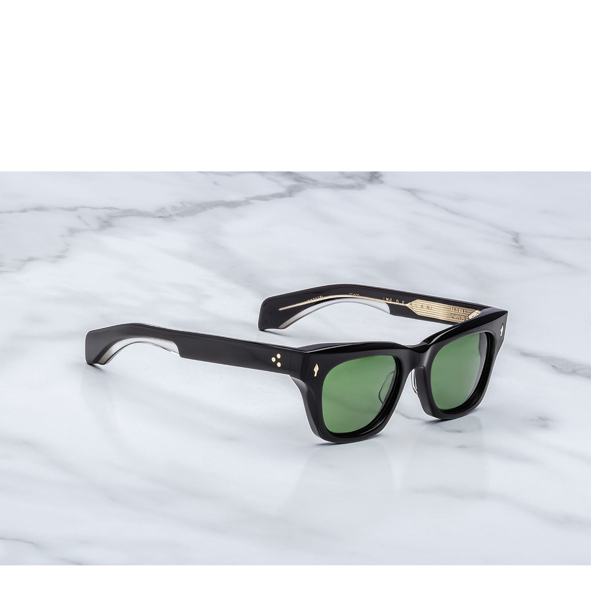 Jacque Marie Mage Occhiali da Sole Dealan Venom Nero/Verde Unisex 50 20 143