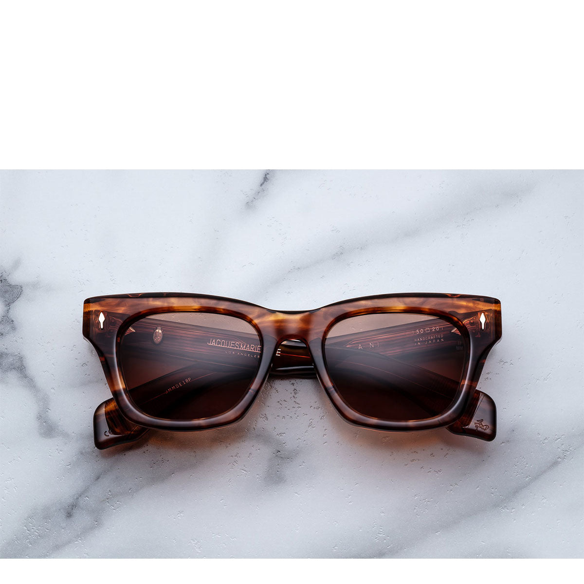 Jacque Marie Mage Occhiali da Sole Dealan Bourbon Marrone/Arancione Unisex 50 20 143