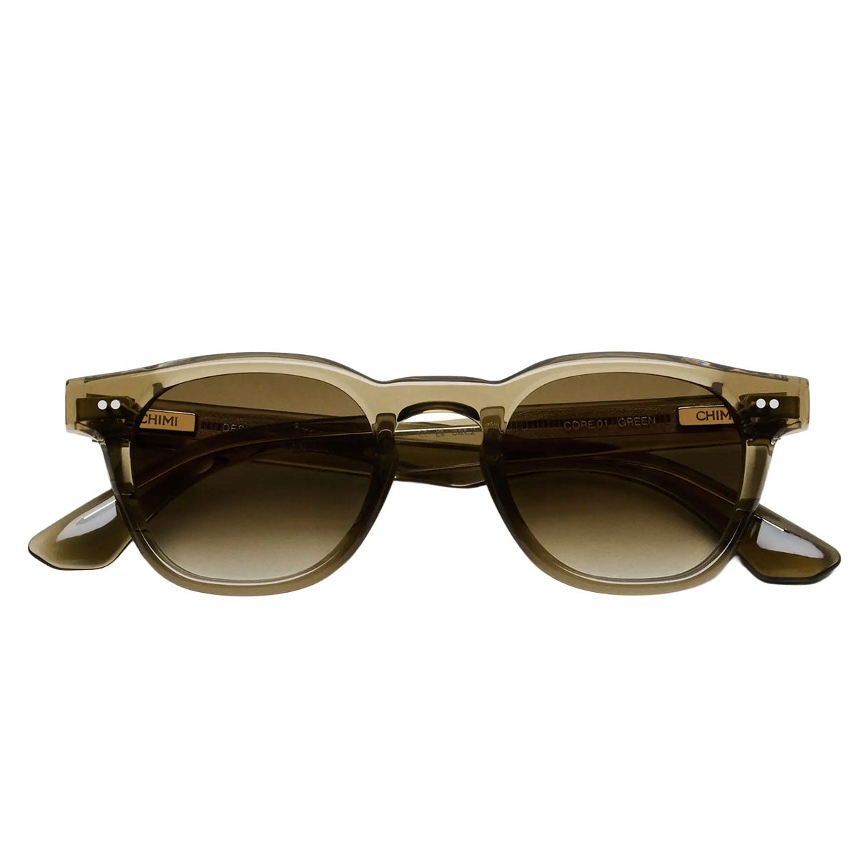 Chimi Occhiali da Sole Core 01 Green Verde/Verde Unisex 45 24 145
