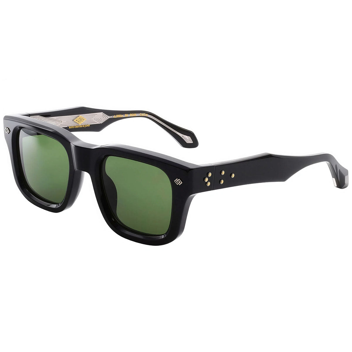 Daizo Occhiali da Sole Pete Black Nero/Verde