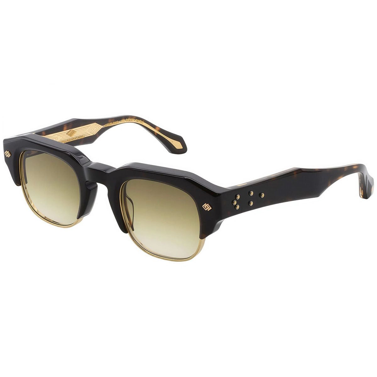 Daizo Occhiali da Sole Ludwig Havana Dark Marrone/Verde