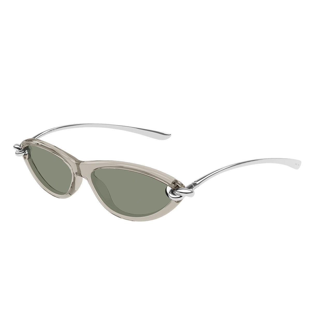 Bottega Veneta Occhiali da Sole BV1390S 005 Beige/Verde Donna