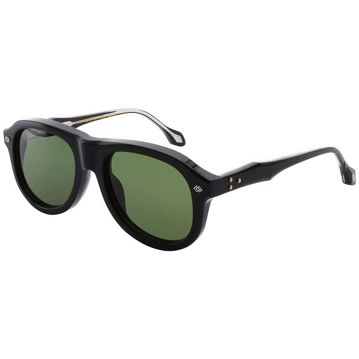 Daizo Occhiali da Sole Basil Black Nero/Verde